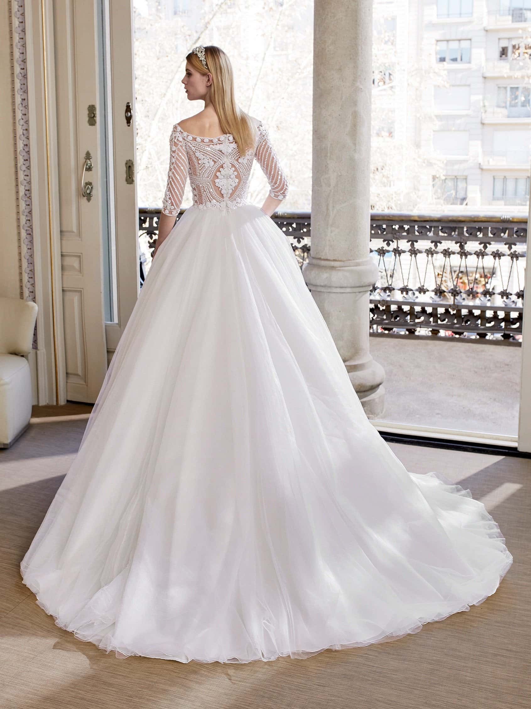 Stunning princess wedding gown