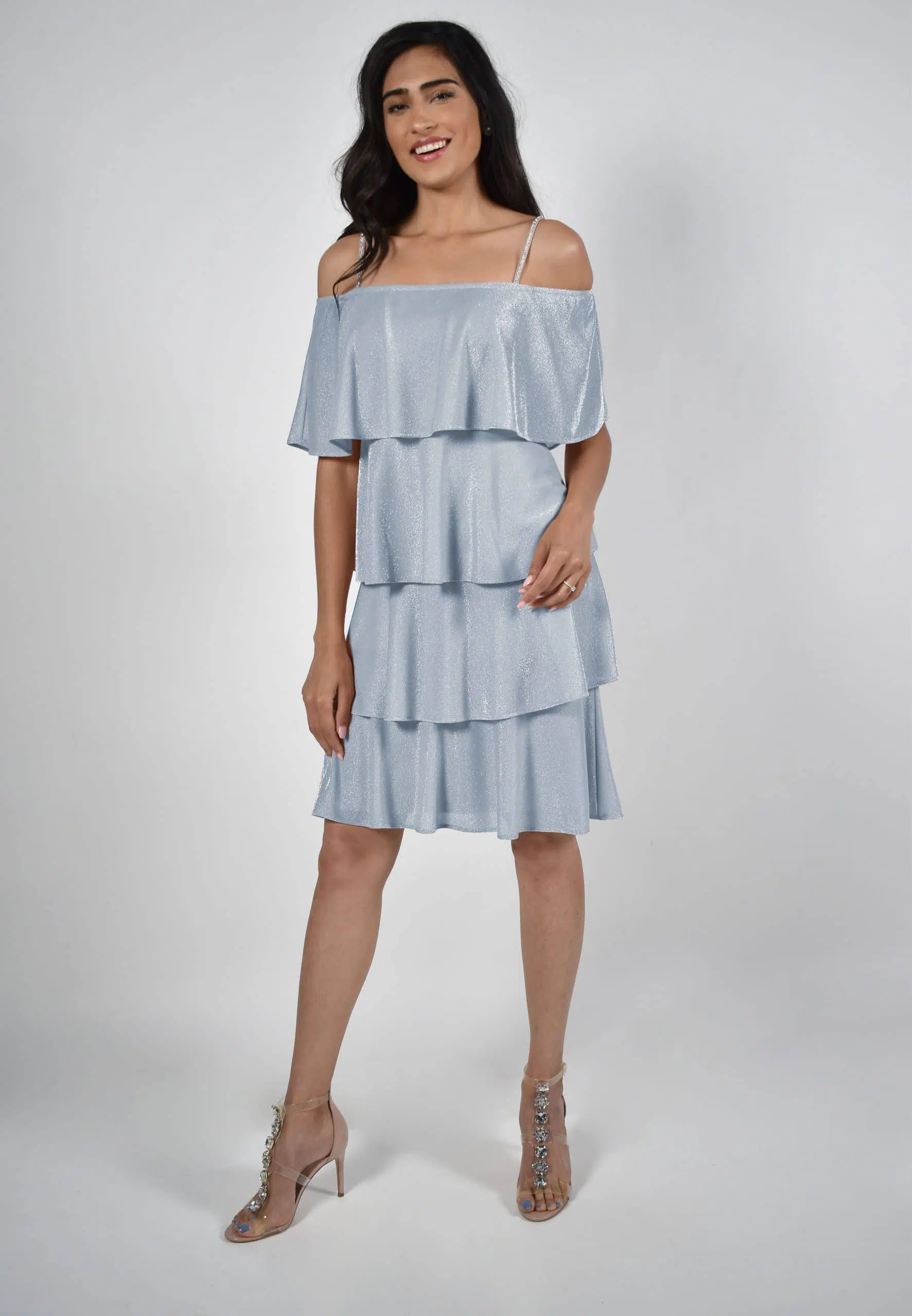 Baby blue hotsell race day dress